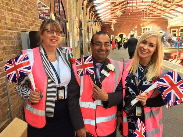 SWR staff ready for the royal wedding